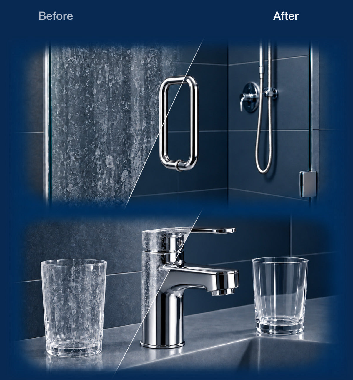 Before and after whole-home filtration