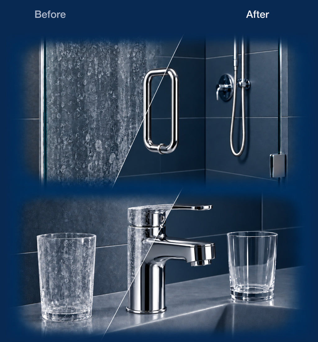 Before and after whole-home filtration