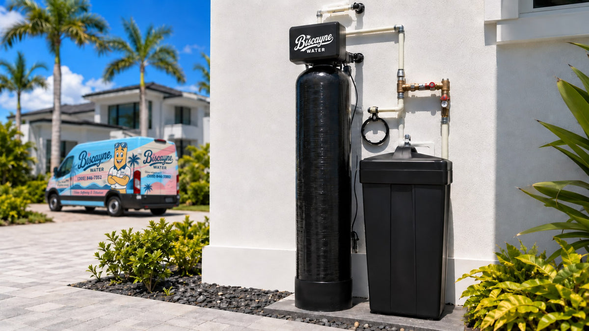 Biscayne Water whole-home water system installed in a South Florida home